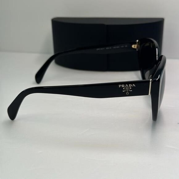 💯- New Authentic PRADA  Acetate Sunglasses SPR 16X-F Black - Picture 16 of 17